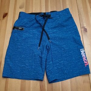 Bench Blue Men's Swim Board Shorts, Size 32 Medium